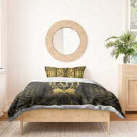 Haiti 1804 Bedding Set Polynesian Gold Neg Maron LT05 - Polynesian Pride