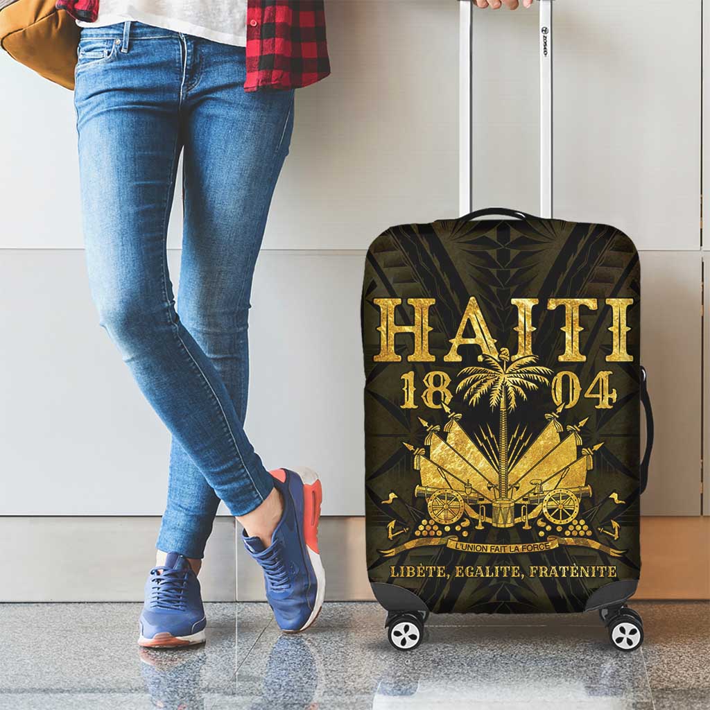 Haiti 1804 Luggage Cover Polynesian Gold Neg Maron LT05 - Polynesian Pride