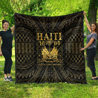 Haiti 1804 Quilt Polynesian Gold Neg Maron LT05 - Polynesian Pride