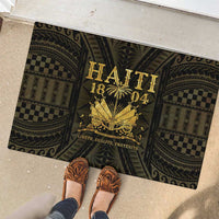Haiti 1804 Rubber Doormat Polynesian Gold Neg Maron LT05 - Polynesian Pride