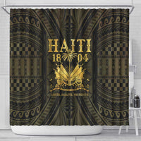 Haiti 1804 Shower Curtain Polynesian Gold Neg Maron LT05 - Polynesian Pride