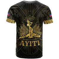 Haiti 1804 T Shirt Polynesian Gold Neg Maron LT05 - Polynesian Pride