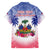 Personalised Haiti Independence Day Family Matching Summer Maxi Dress and Hawaiian Shirt Neg Maron Polynesian Style LT05