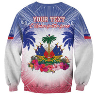 Personalised Haiti Independence Day Sweatshirt Neg Maron Polynesian Style LT05 - Polynesian Pride