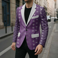 Purple Samoa Malu Tattoo Inspired Blazer LT05 - Polynesian Pride