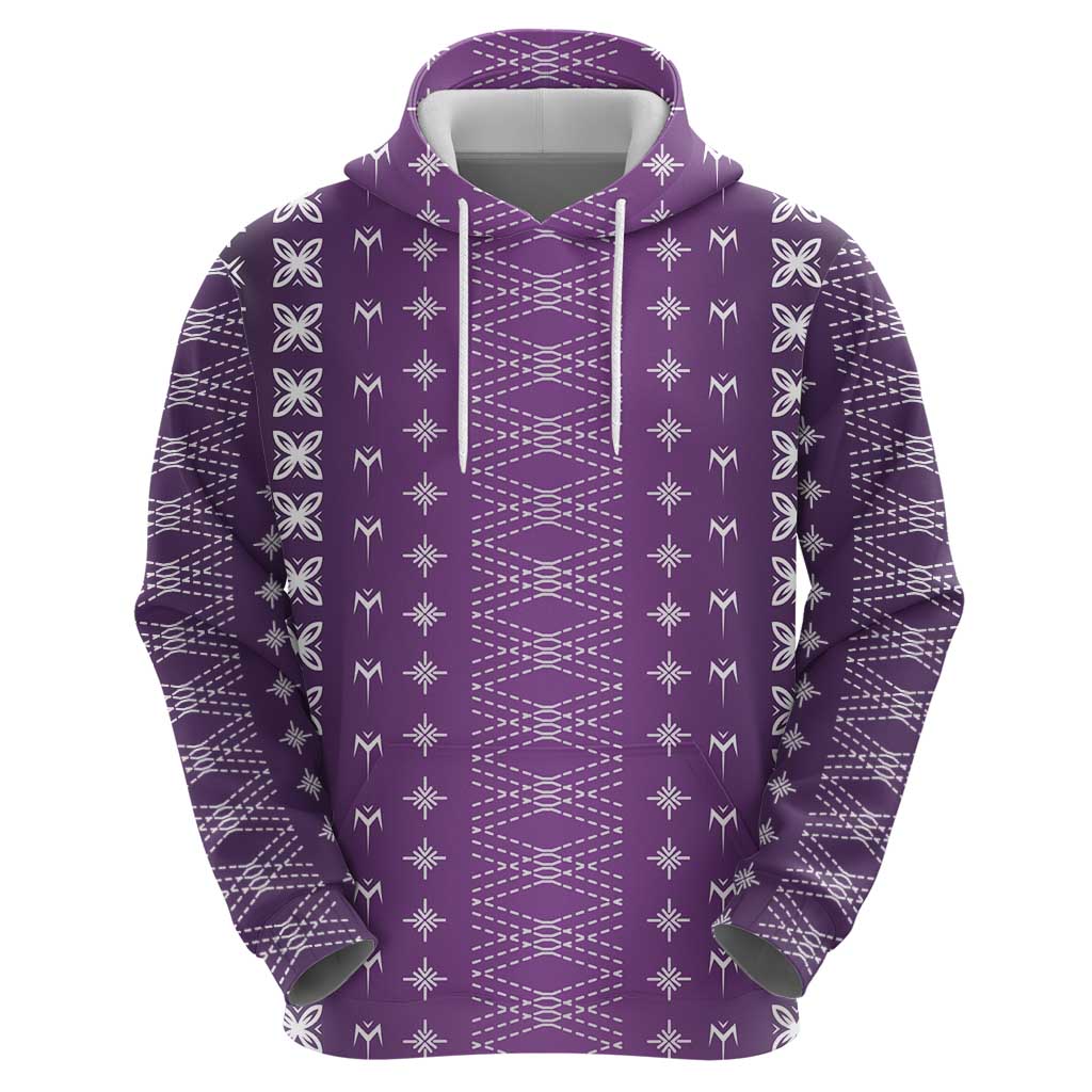 Purple Samoa Malu Tattoo Inspired Hoodie LT05 - Polynesian Pride