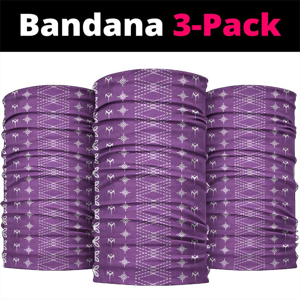Purple Samoa Malu Tattoo Inspired Neck Gaiter LT05 package One Size: 25*50cm Purple - Polynesian Pride