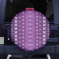 Purple Samoa Malu Tattoo Inspired Spare Tire Cover LT05 No hole Purple - Polynesian Pride