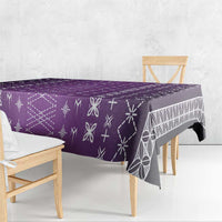 Purple Samoa Malu Tattoo Inspired Tablecloth LT05 - Polynesian Pride