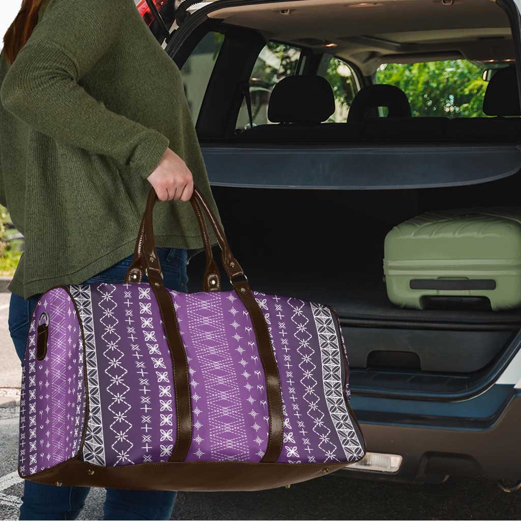Purple Samoa Malu Tattoo Inspired Travel Bag LT05 - Polynesian Pride