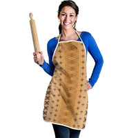 Beige Samoa Malu Tattoo Inspired Apron LT05 - Polynesian Pride