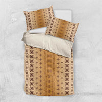 Beige Samoa Malu Tattoo Inspired Bedding Set LT05 US Twin 172cm x 218cm Beige - Polynesian Pride