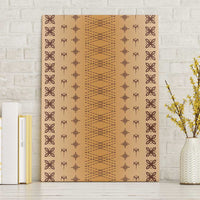 Beige Samoa Malu Tattoo Inspired Canvas Wall Art LT05 Without Frame Beige - Polynesian Pride