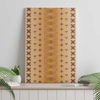 Beige Samoa Malu Tattoo Inspired Canvas Wall Art LT05 - Polynesian Pride