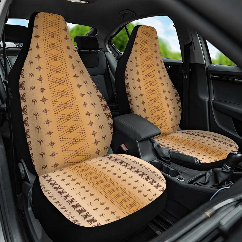 Beige Samoa Malu Tattoo Inspired Car Seat Cover LT05 One Size Beige - Polynesian Pride