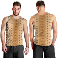 Beige Samoa Malu Tattoo Inspired Men Tank Top LT05 - Polynesian Pride