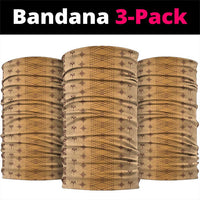 Beige Samoa Malu Tattoo Inspired Neck Gaiter LT05 package One Size: 25*50cm Beige - Polynesian Pride