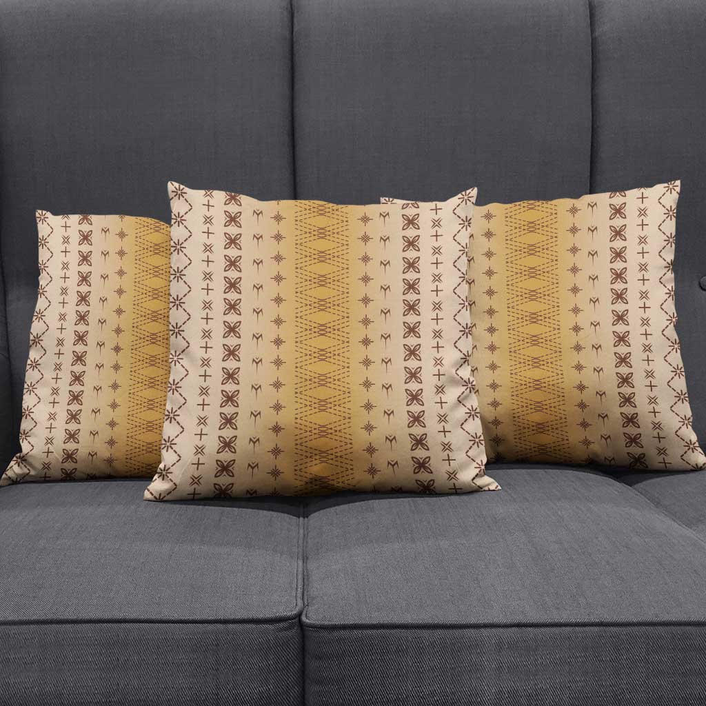 Beige Samoa Malu Tattoo Inspired Pillow Cover LT05 - Polynesian Pride