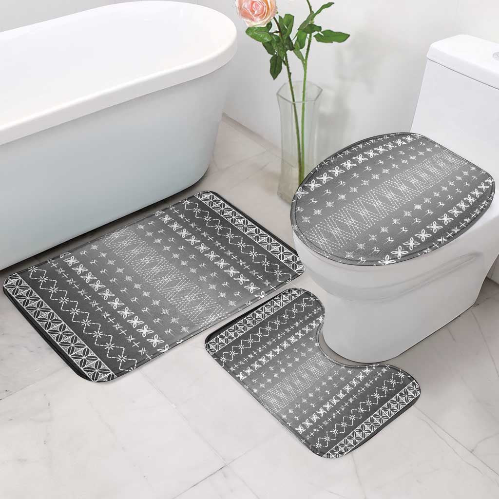 Black Samoa Malu Tattoo Inspired Bathroom Set LT05 - Polynesian Pride