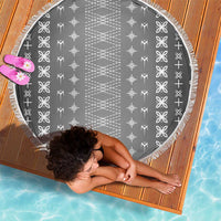 Black Samoa Malu Tattoo Inspired Beach Blanket LT05 - Polynesian Pride