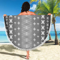 Black Samoa Malu Tattoo Inspired Beach Blanket LT05 - Polynesian Pride