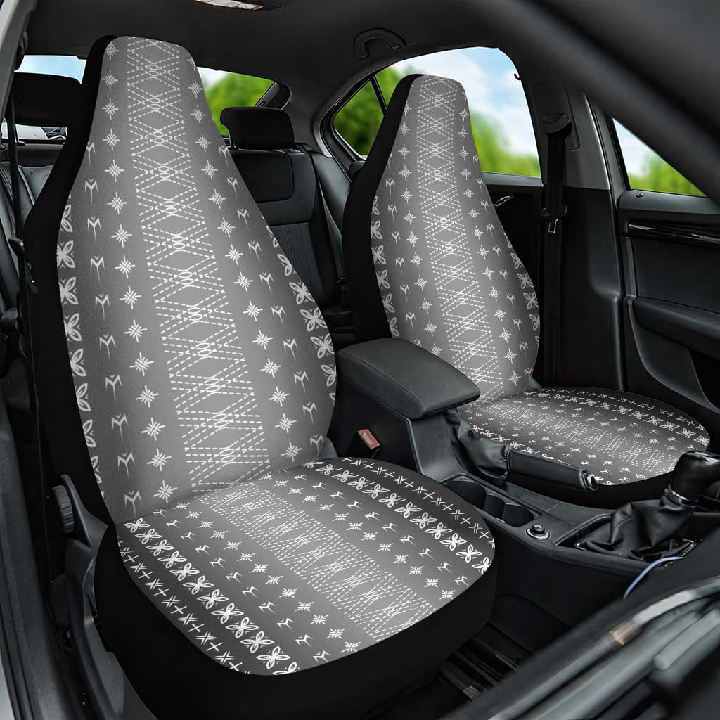 Black Samoa Malu Tattoo Inspired Car Seat Cover LT05 One Size Black - Polynesian Pride