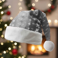 Black Samoa Malu Tattoo Inspired Christmas Santa Hat LT05 Without Fur Black - Polynesian Pride