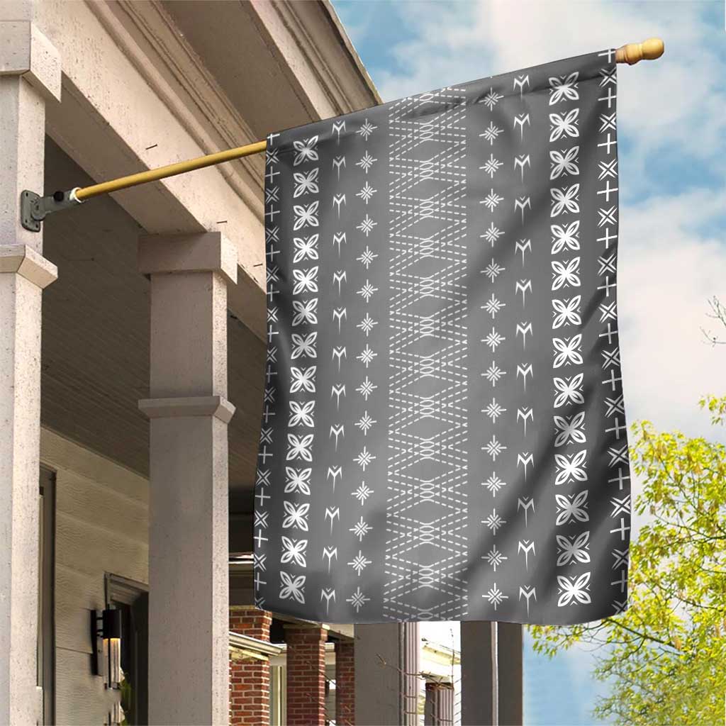 Black Samoa Malu Tattoo Inspired Garden Flag LT05 House Flag Black - Polynesian Pride