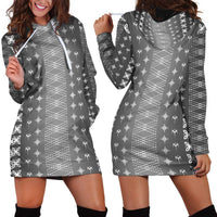 Black Samoa Malu Tattoo Inspired Hoodie Dress LT05 - Polynesian Pride