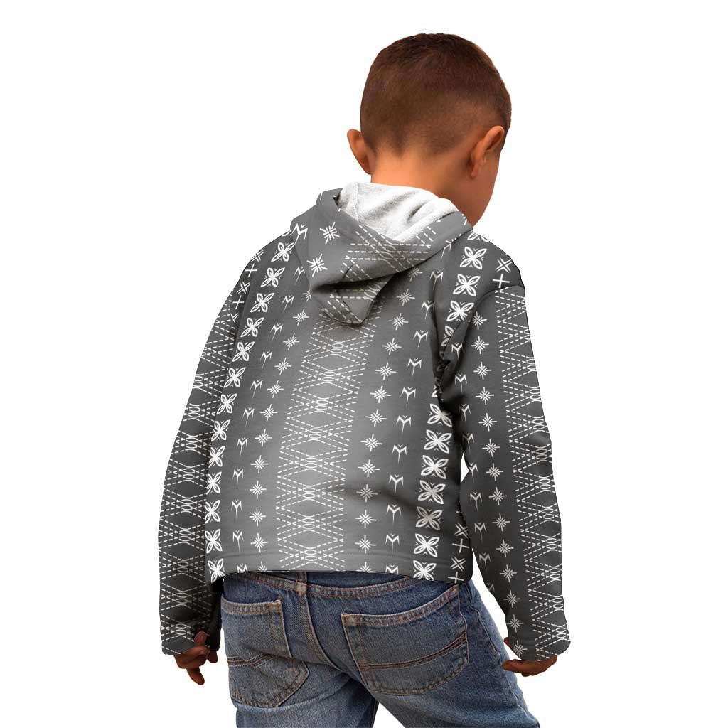Black Samoa Malu Tattoo Inspired Kid Hoodie LT05 - Polynesian Pride