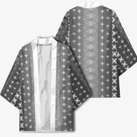 Black Samoa Malu Tattoo Inspired Kimono LT05 - Polynesian Pride