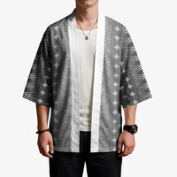 Black Samoa Malu Tattoo Inspired Kimono LT05 - Polynesian Pride