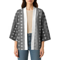 Black Samoa Malu Tattoo Inspired Kimono LT05 - Polynesian Pride