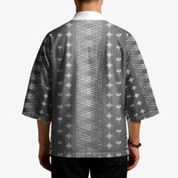 Black Samoa Malu Tattoo Inspired Kimono LT05 - Polynesian Pride