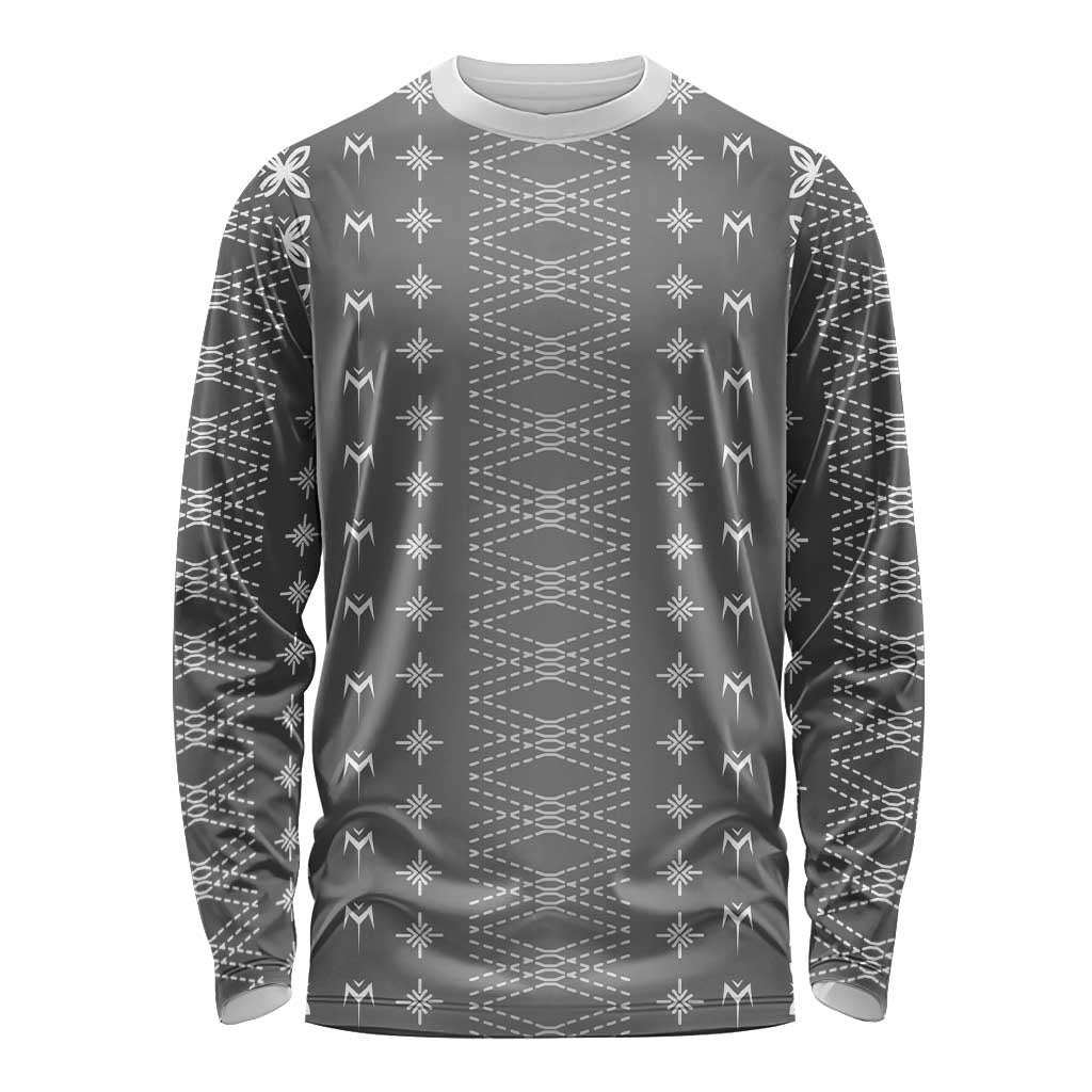 Black Samoa Malu Tattoo Inspired Long Sleeve Shirt LT05 Unisex Black - Polynesian Pride