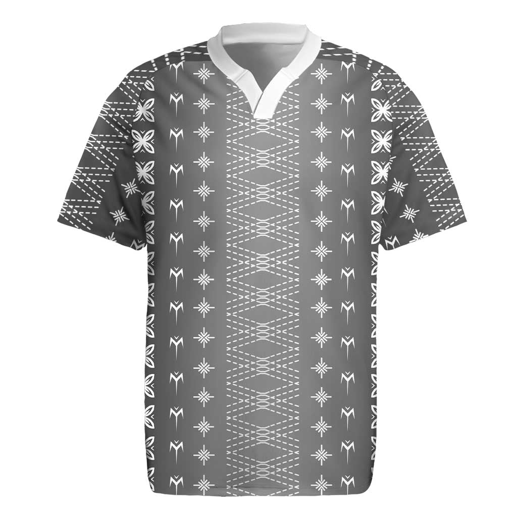 Black Samoa Malu Tattoo Inspired Rugby Jersey LT05 Black - Polynesian Pride