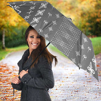 Black Samoa Malu Tattoo Inspired Umbrella LT05 - Polynesian Pride