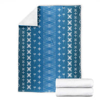 Blue Samoa Malu Tattoo Inspired Blanket LT05 - Polynesian Pride