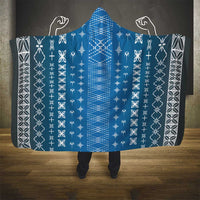 Blue Samoa Malu Tattoo Inspired Hooded Blanket LT05 - Polynesian Pride