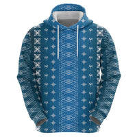Blue Samoa Malu Tattoo Inspired Hoodie LT05 - Polynesian Pride