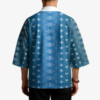 Blue Samoa Malu Tattoo Inspired Kimono LT05 - Polynesian Pride