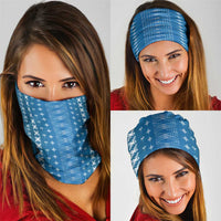 Blue Samoa Malu Tattoo Inspired Neck Gaiter LT05 - Polynesian Pride