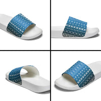 Blue Samoa Malu Tattoo Inspired Slide Sandals LT05 - Polynesian Pride