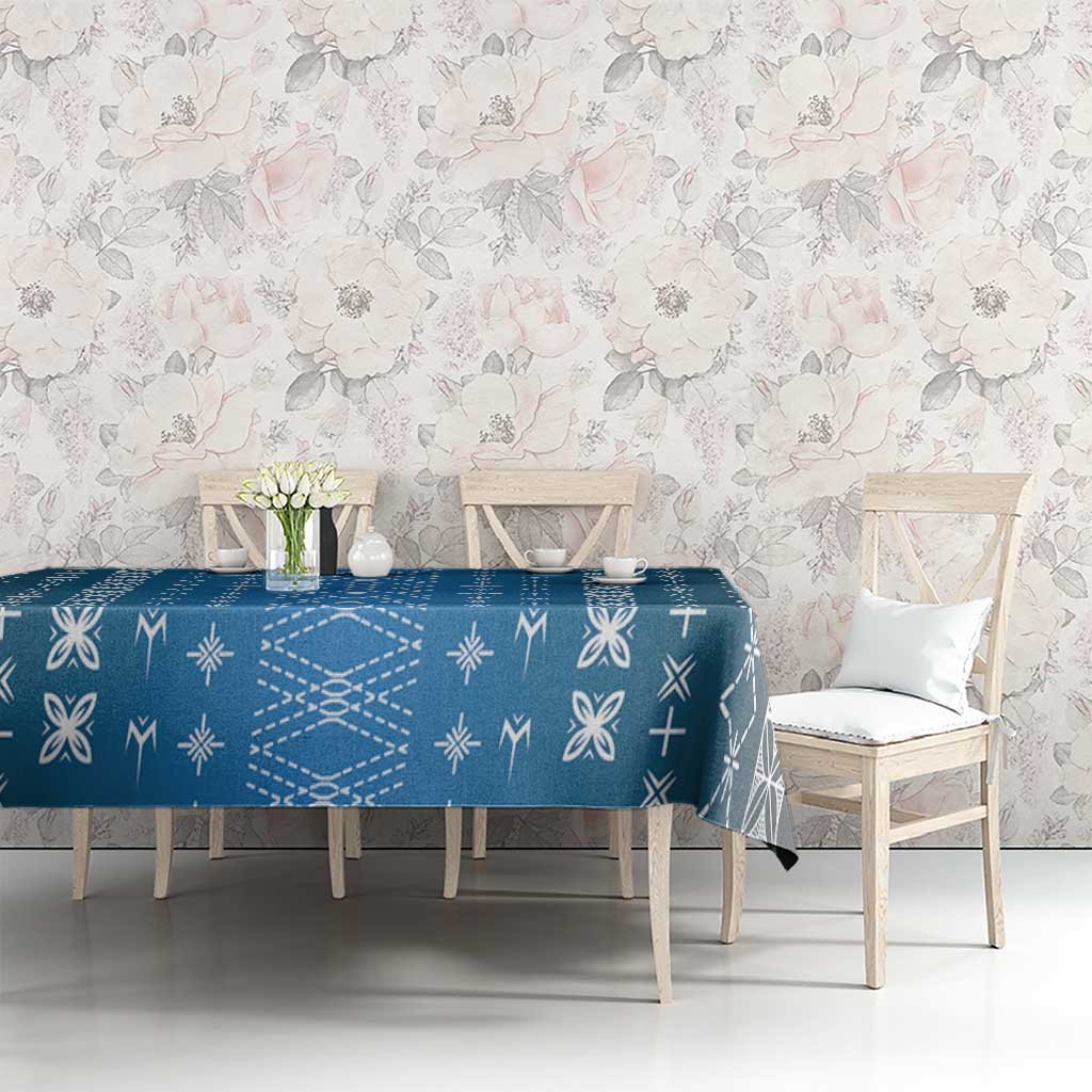 Blue Samoa Malu Tattoo Inspired Tablecloth LT05 - Polynesian Pride
