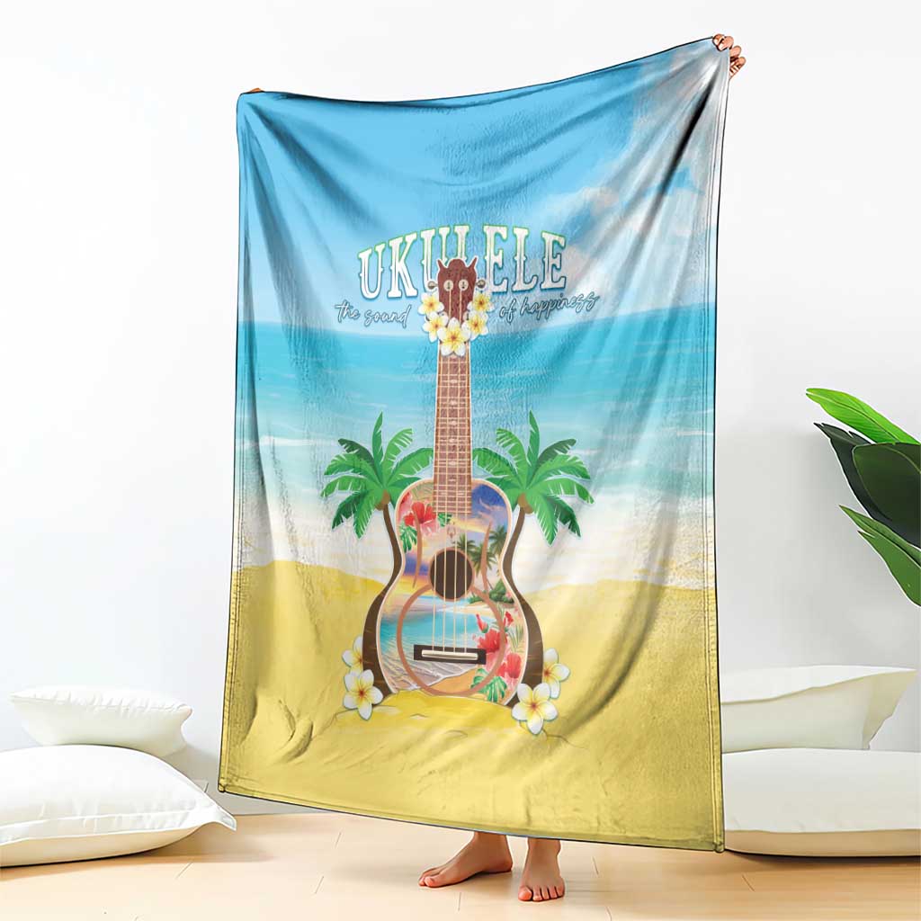 Hawaiian Ukulele Blanket Sound Of Happiness LT05 - Polynesian Pride
