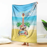 Hawaiian Ukulele Blanket Sound Of Happiness LT05 - Polynesian Pride