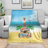 Hawaiian Ukulele Blanket Sound Of Happiness LT05 - Polynesian Pride