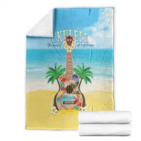 Hawaiian Ukulele Blanket Sound Of Happiness LT05 - Polynesian Pride