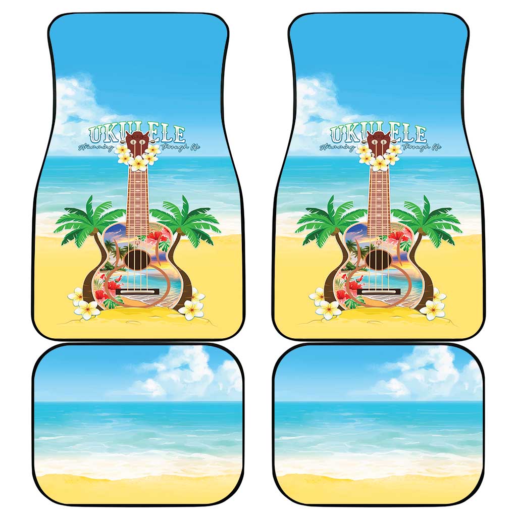 Hawaiian Ukulele Car Mats Sound Of Happiness LT05 - Polynesian Pride