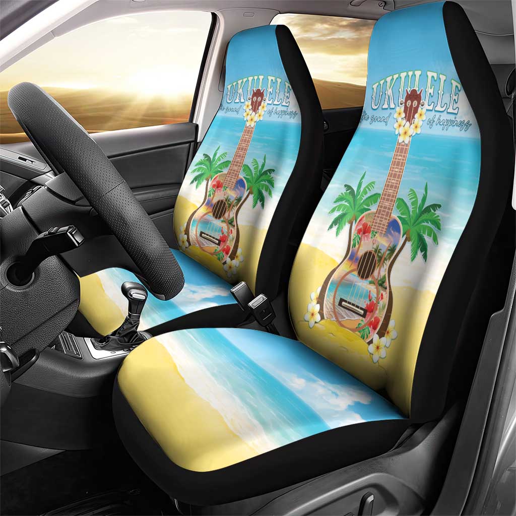 Hawaiian Ukulele Car Seat Cover Sound Of Happiness LT05 - Polynesian Pride